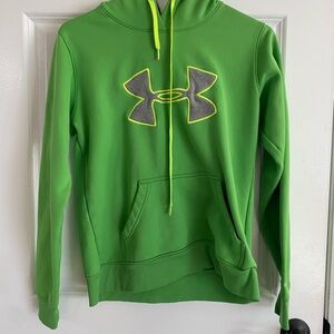 Under Armour Green Hoodie with Logo